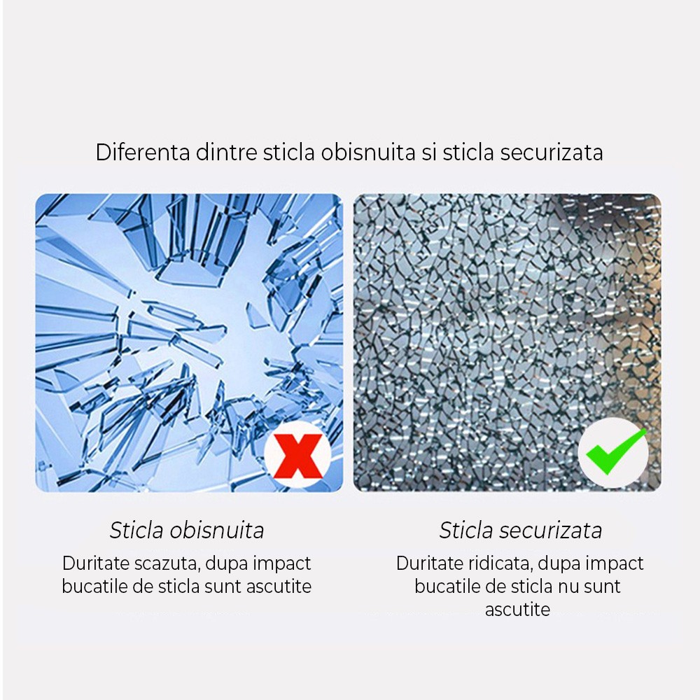 Masa cafea premium, sticla securizata si otel inoxidabil Glassy, Homedit - Image 8