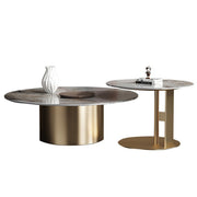 set masa cafea premium, metal si ardezie Mobel, Homedit - Image 7