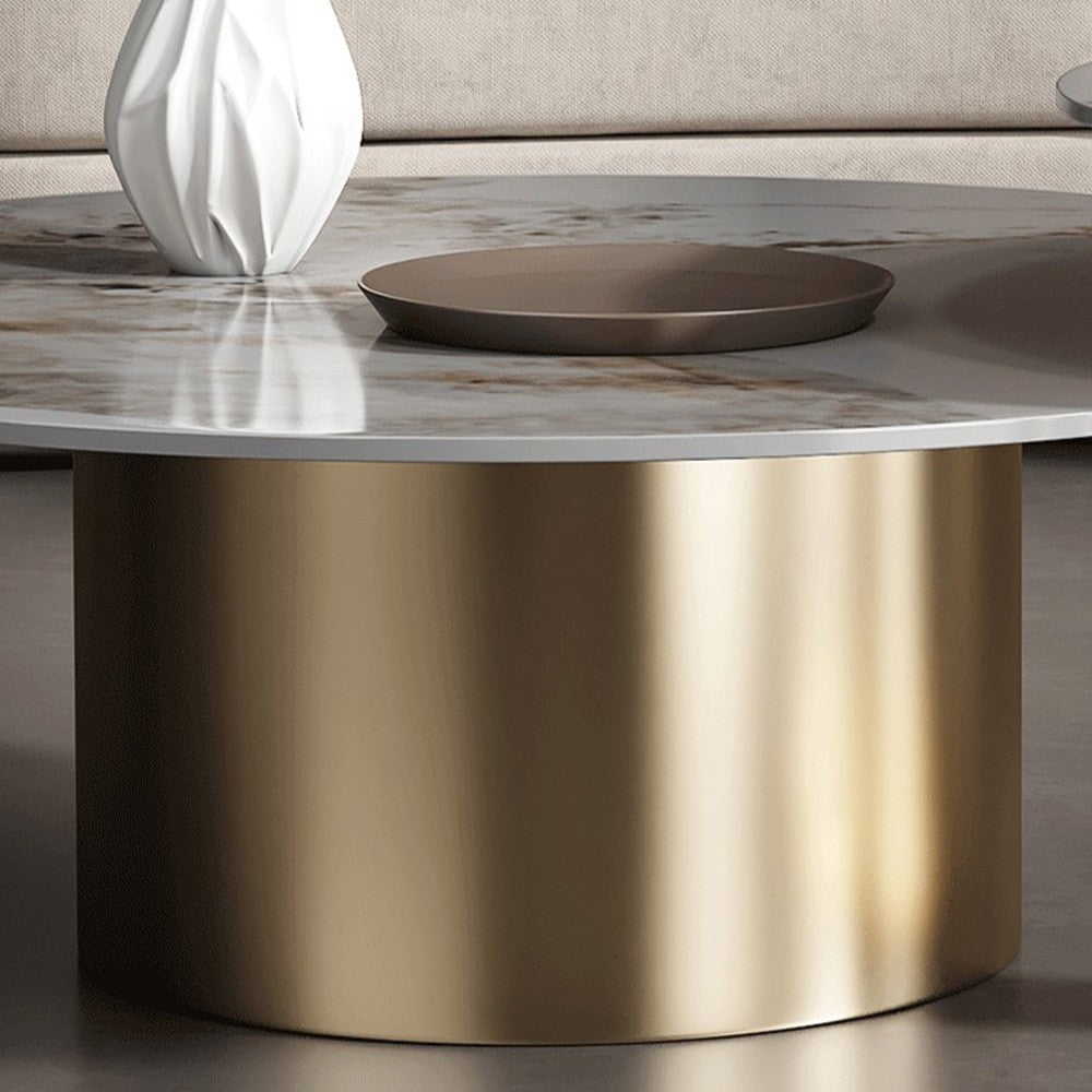 set masa cafea premium, metal si ardezie Mobel, Homedit - Image 8