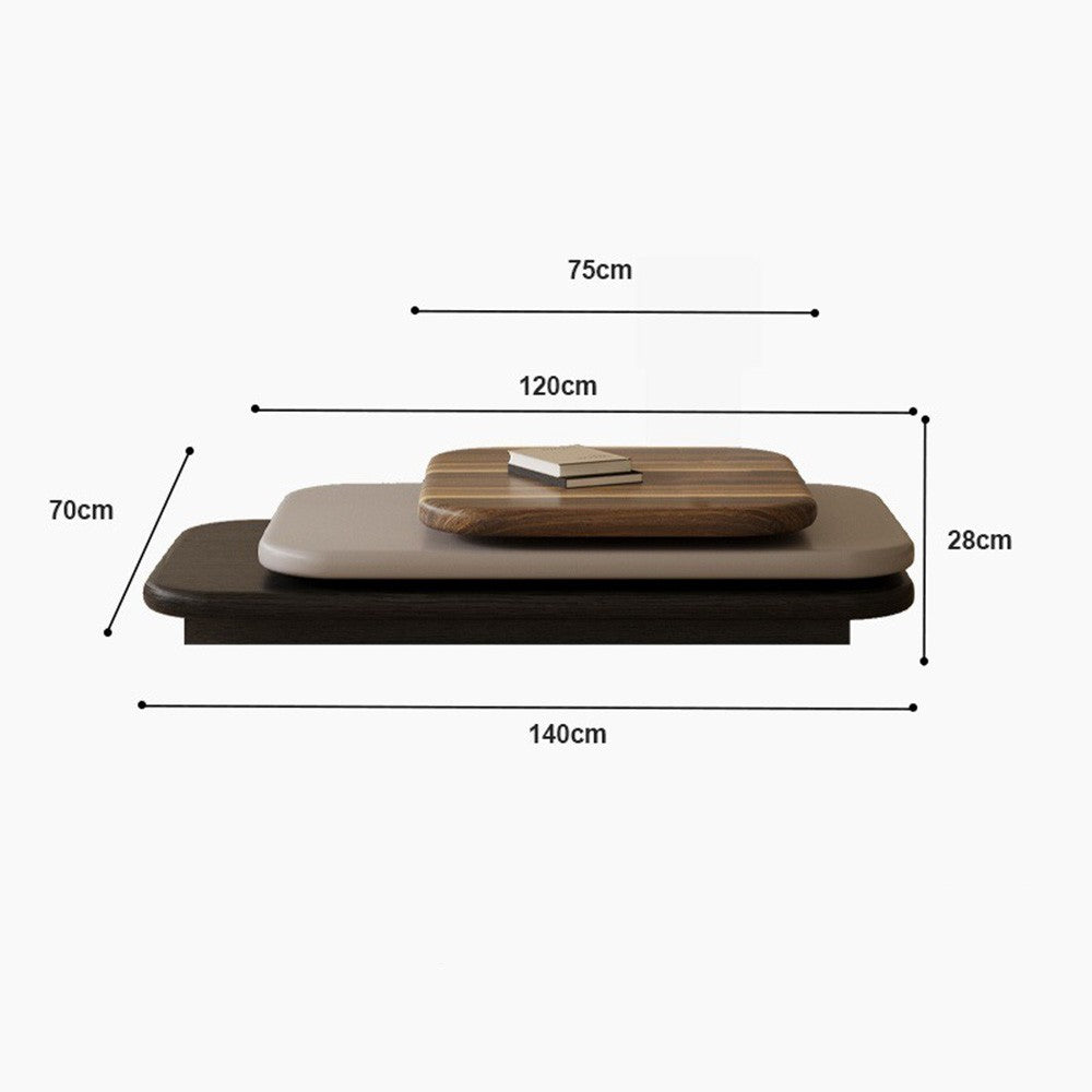 Masa cafea 140 x 70 cm Stone, masa cafea, Homedit - Image 15