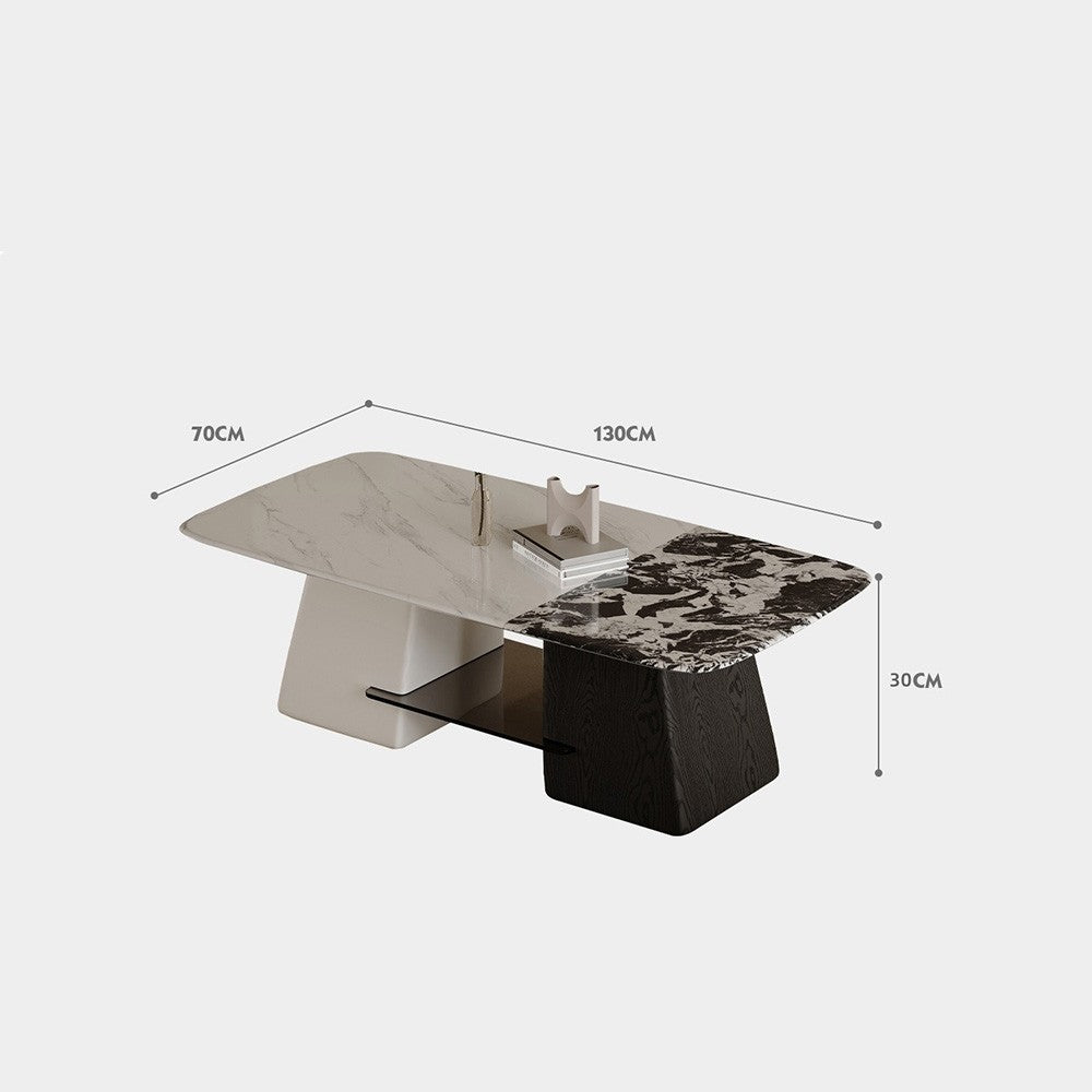 Masa cafea premium, 130 x 70 x 30 cm Yang,  Homedit - Image 8
