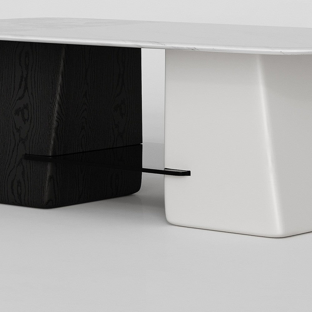 Masa cafea premium, 130 x 70 x 30 cm Yang,  Homedit - Image 6