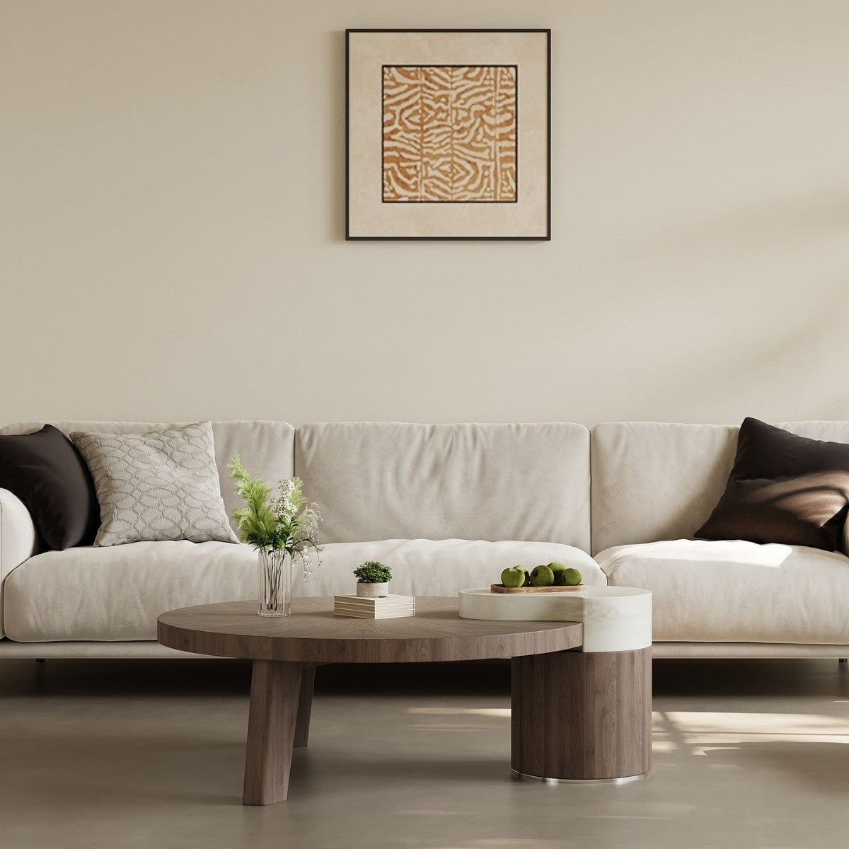Masa cafea, 101 cm lemn premium Oak, Homedit - Image 4