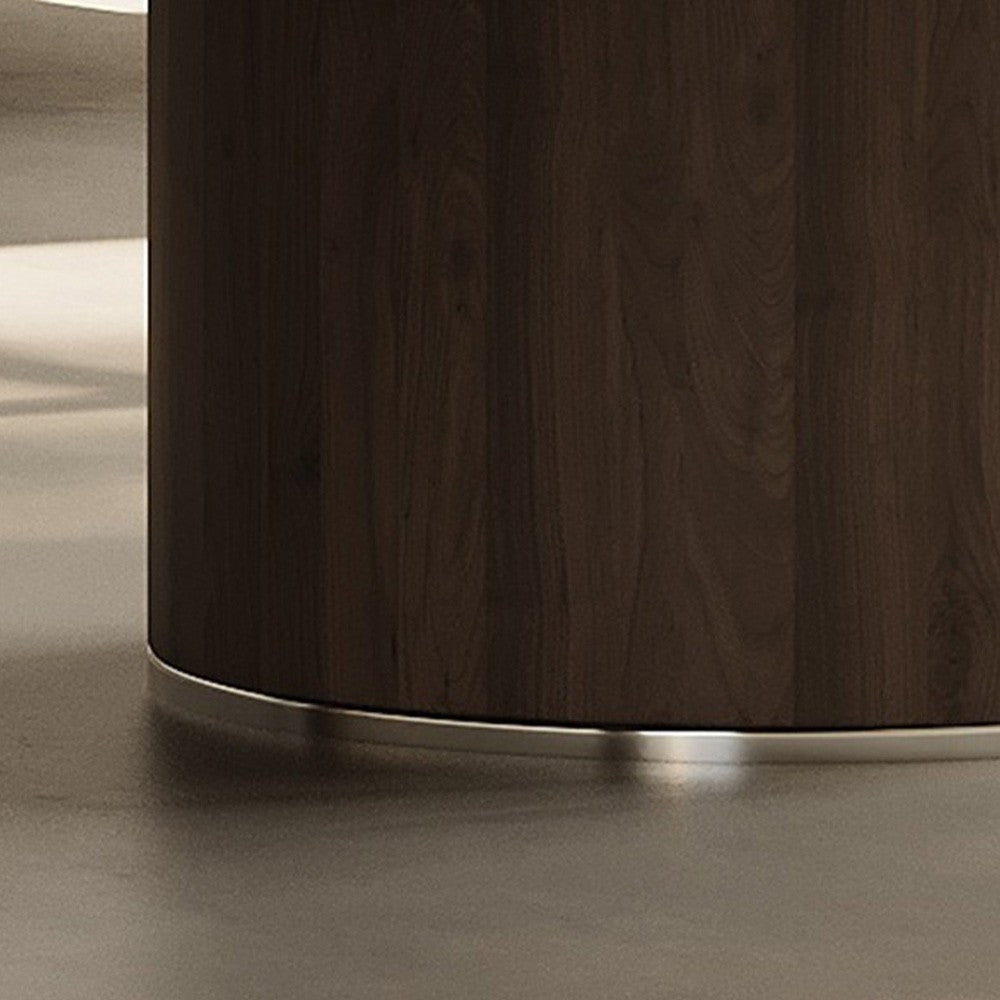 Masa cafea, 101 cm lemn premium Oak, Homedit - Image 9