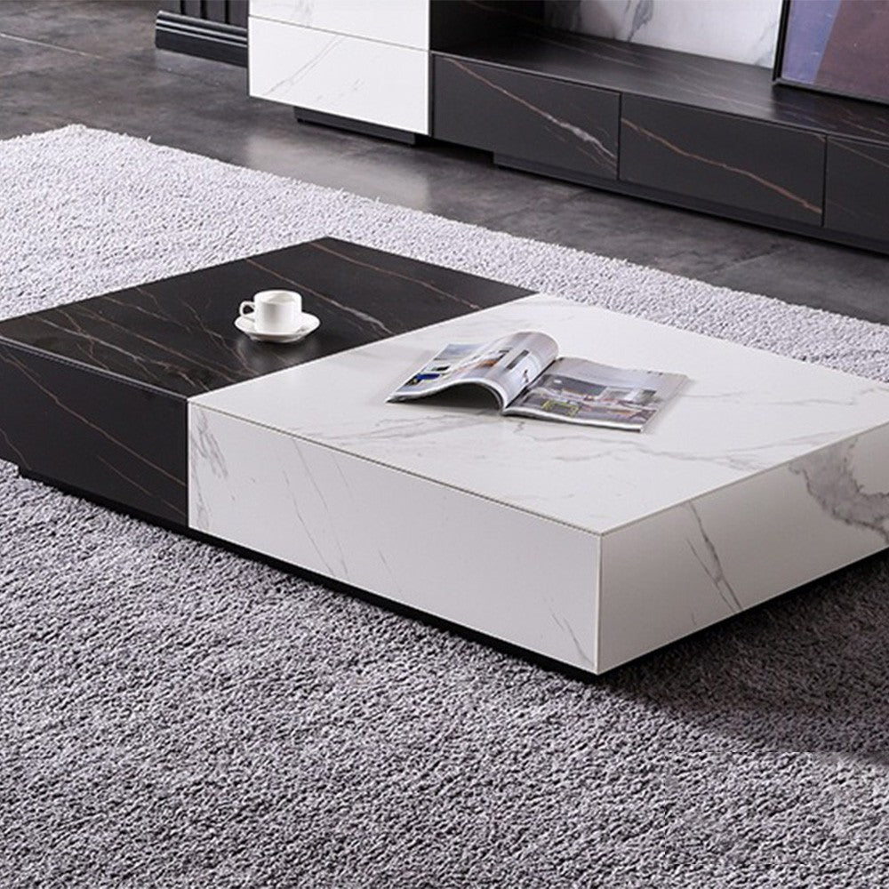 Comoda tv 200 cm lemn, piatra naturală si mdf Palace, Homedit - Image 10