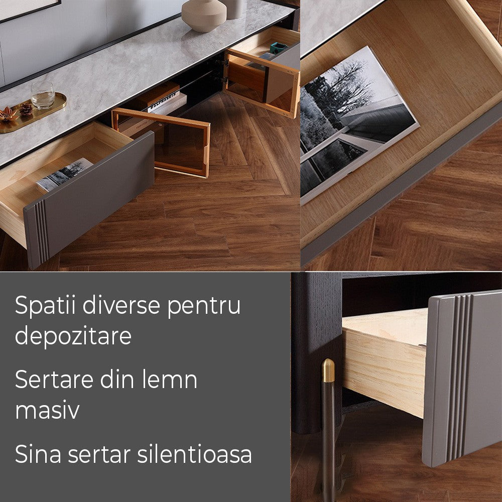 Set comoda tv, masa cafea si console premium Regal, Homedit - Image 12