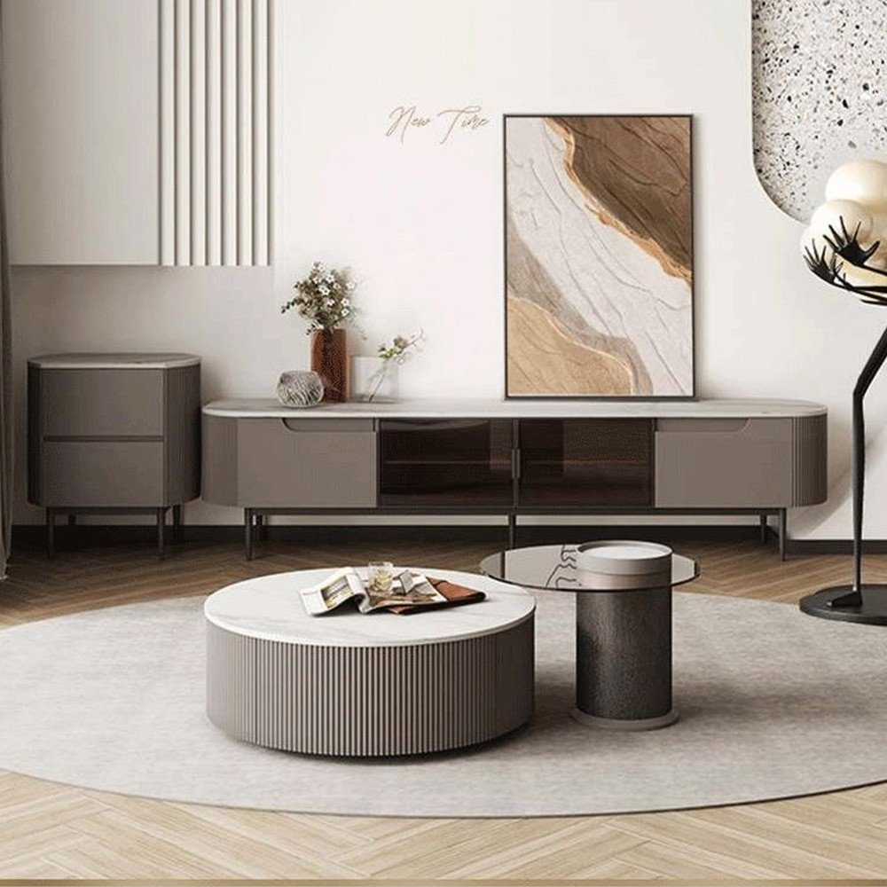 Set Consola tv si masa cafea premium Chest2, Homedit - Image 5