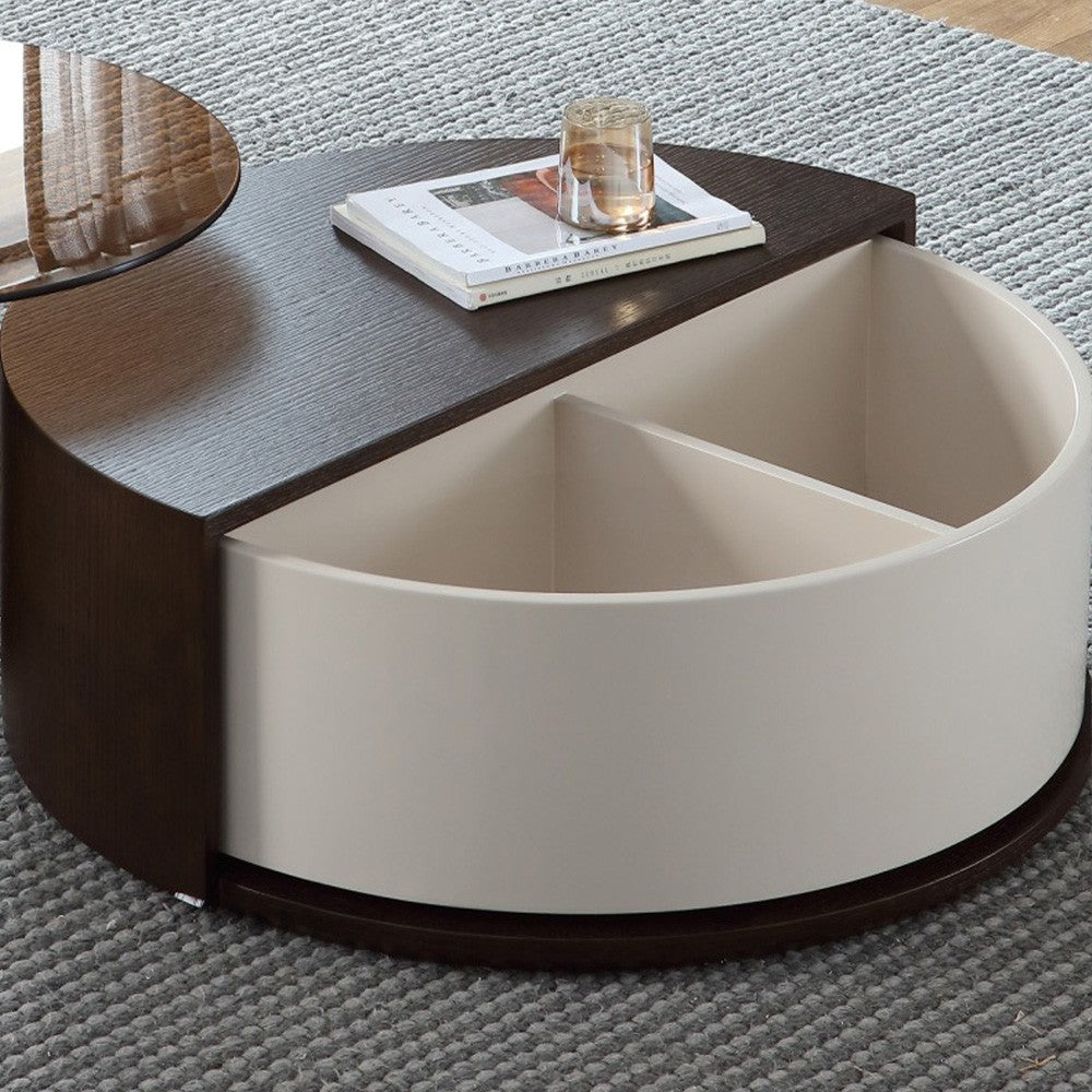 Set comoda tv si masa cafea premium Oak, Homedit - Image 8