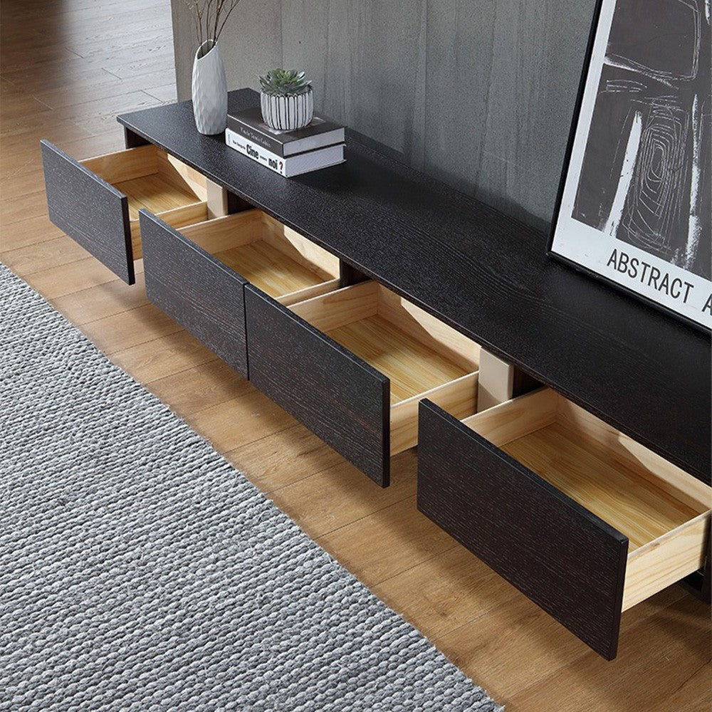 Set comoda tv si masa cafea premium Oak, Homedit - Image 6