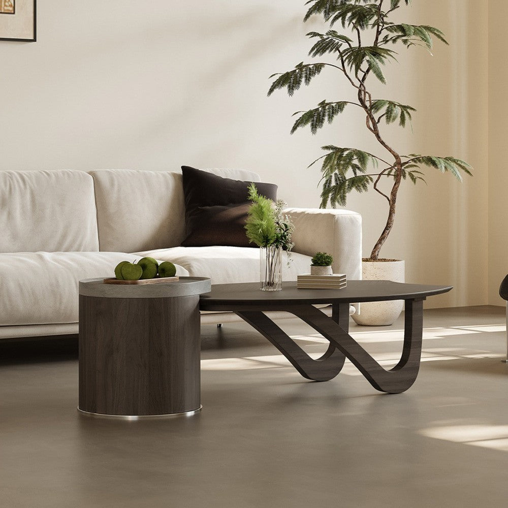 Masa cafea premium  lemn masiv 140 x 75 x 41 cm Venn, Homedit - Image 4