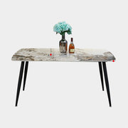 Masa dining lemn si piatra naturala Highness, masa bucatarie, Homedit - Image 12