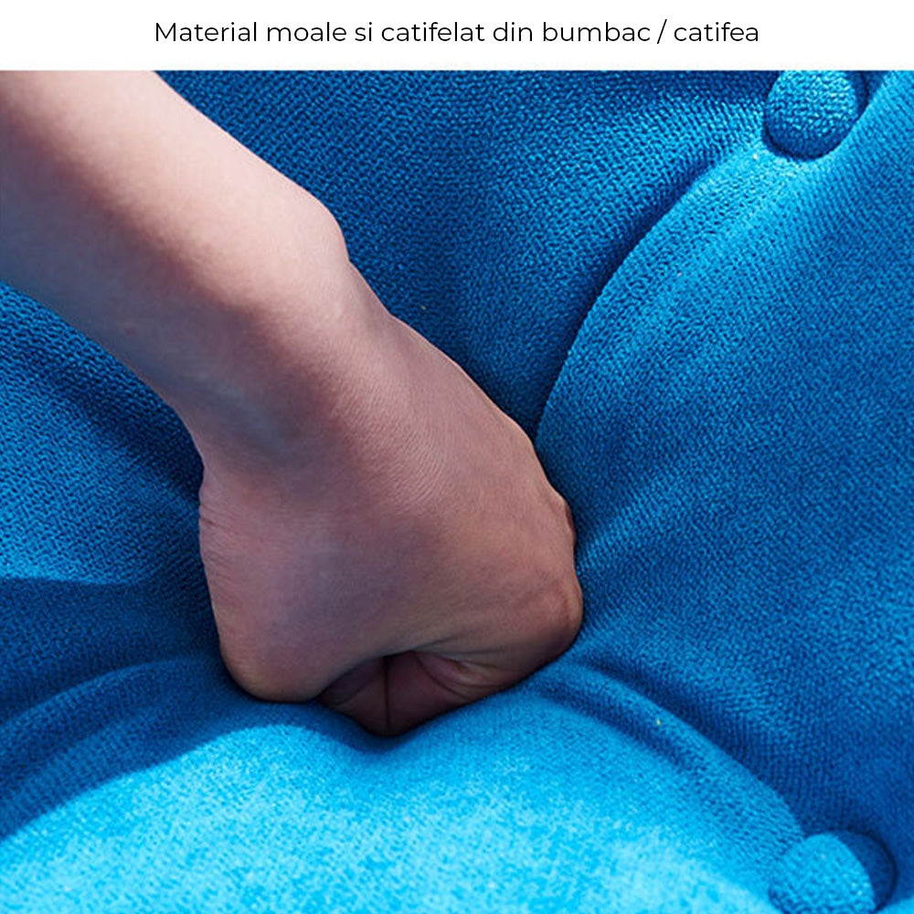 Fotoliu catifea premium Norway, Homedit - Image 11