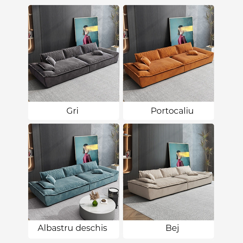 Canapea catifea premium Camelback, Homedit - Image 8