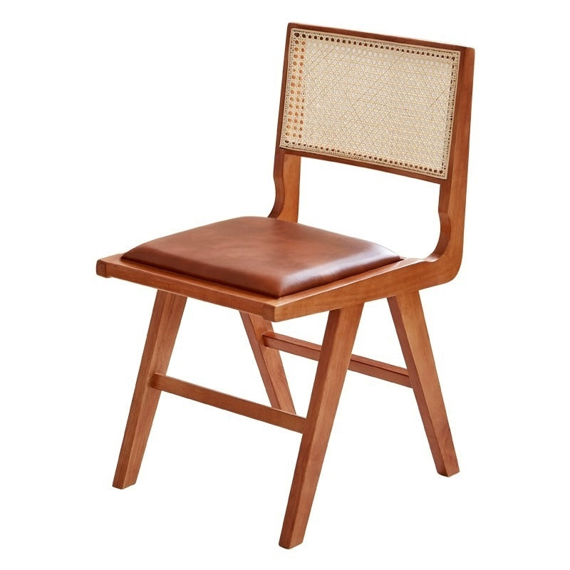 Scaun lemn masiv si piele premium Ero, Homedit - Image 16