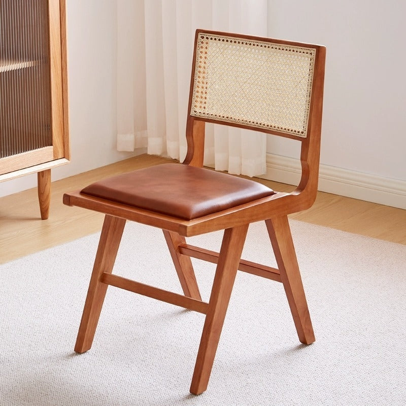 Scaun lemn masiv si piele premium Ero, Homedit - Image 14