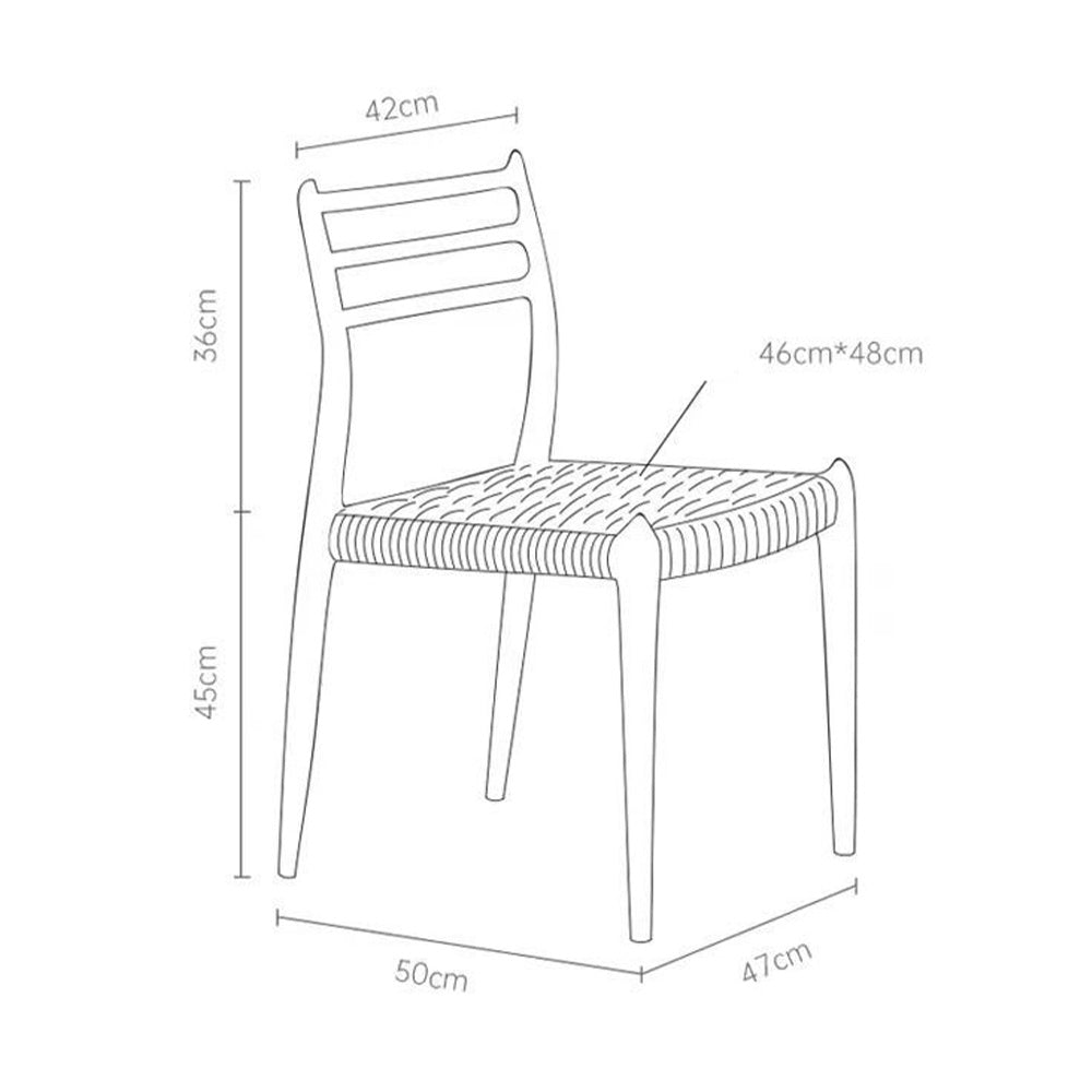 Scaun lemn masiv premium Boho Chic, Homedit - Image 11