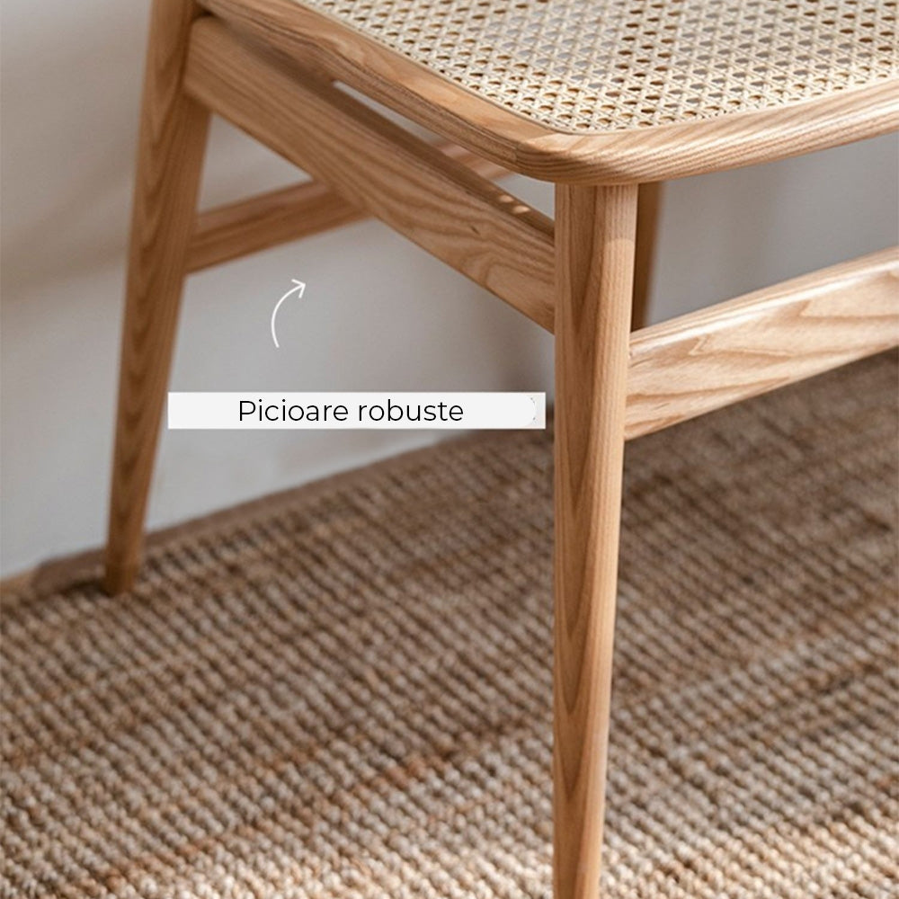 Scaun lemn masiv premium Arcadia, Homedit - Image 8
