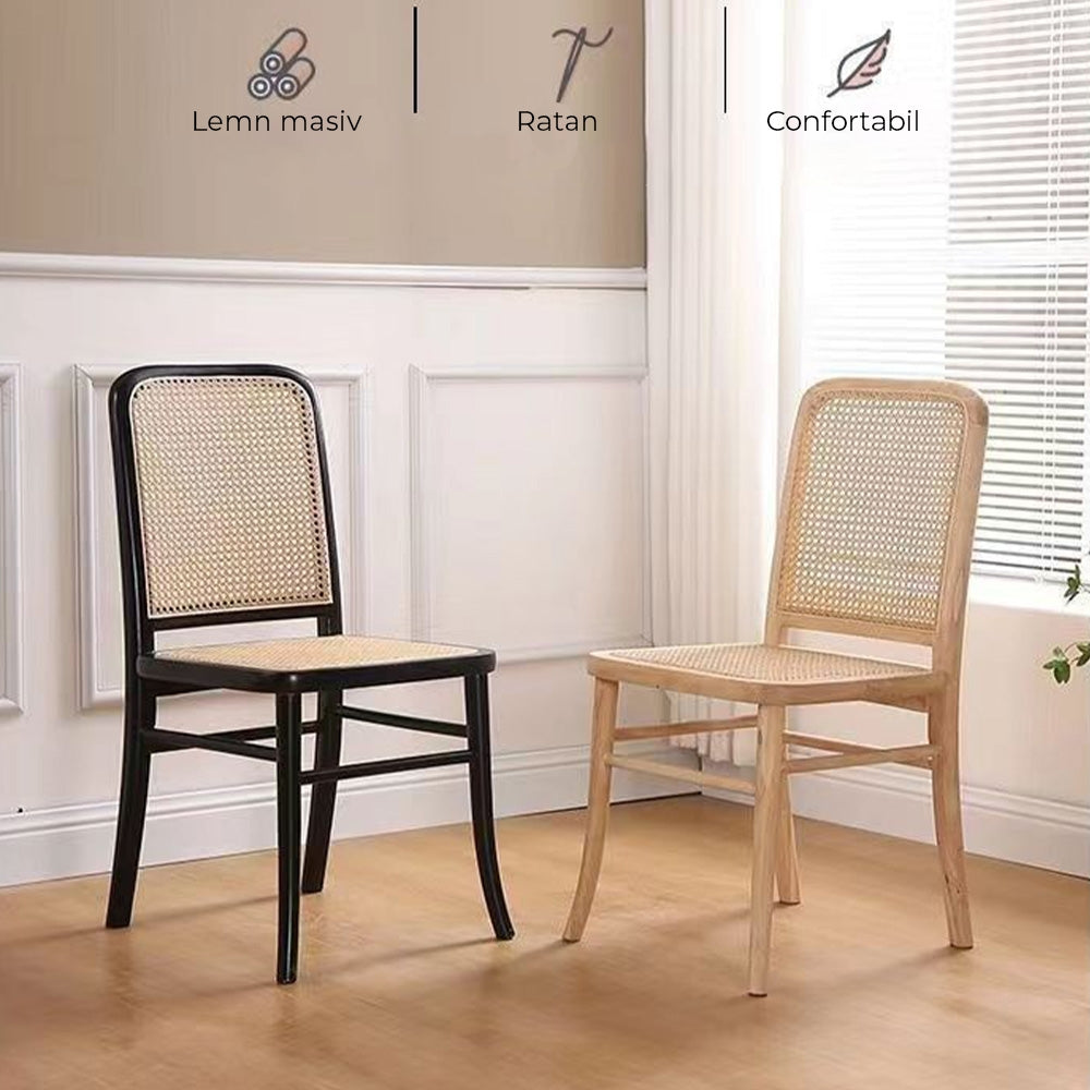 Scaun lemn masiv premium Nola, Homedit - Image 5