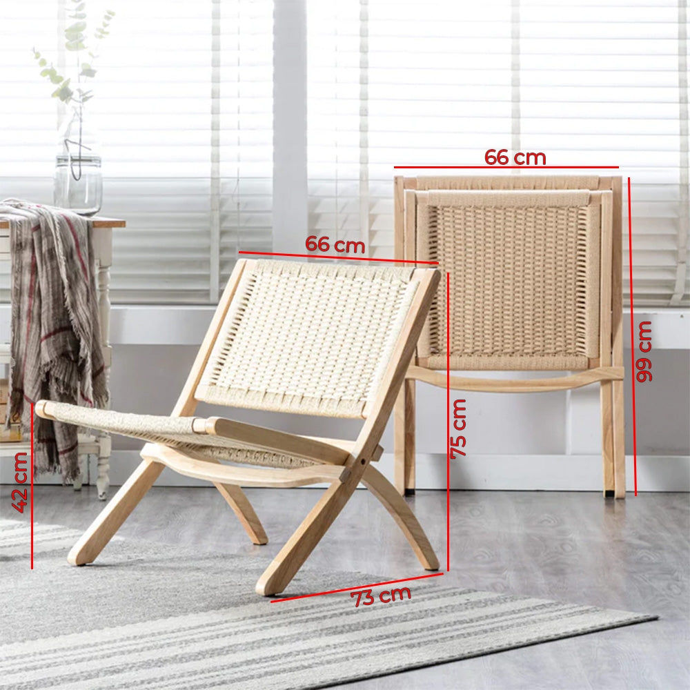 Scaun pliabil din lemn masiv premium Element, Homedit - Image 14