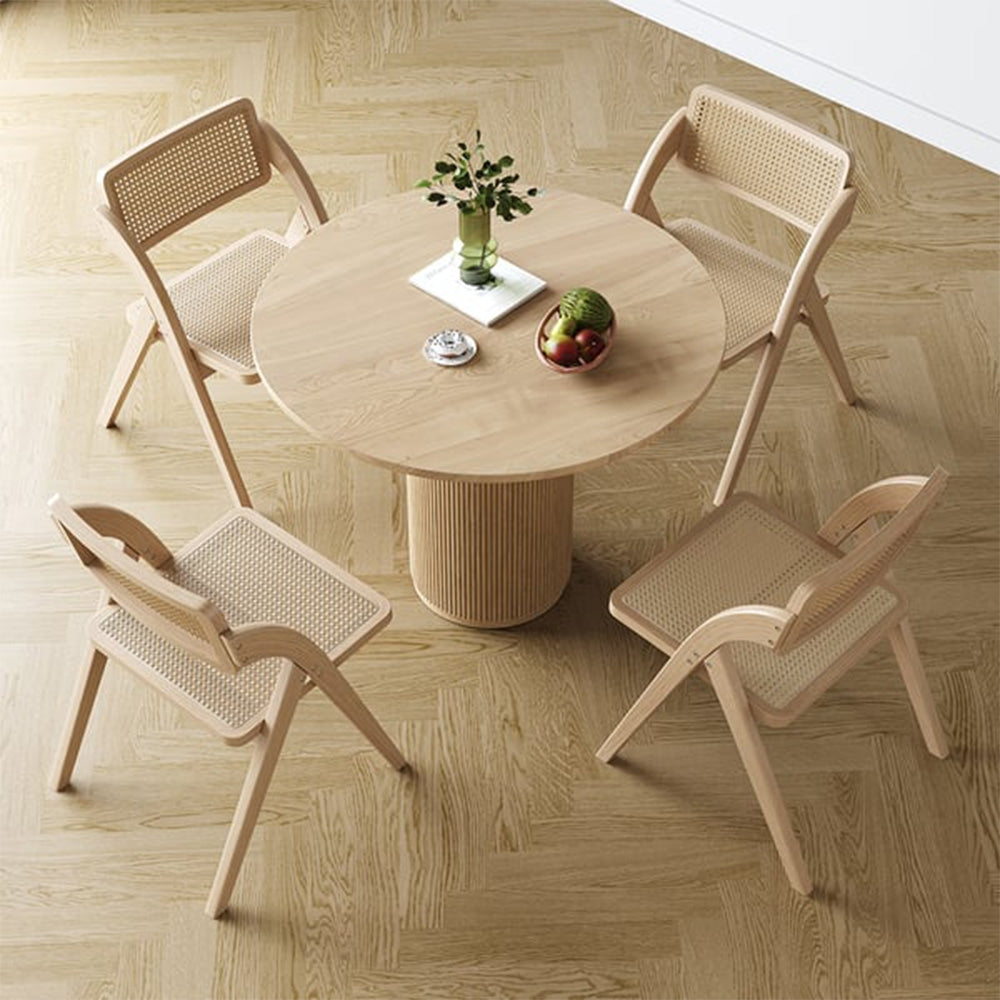 Scaun pliabil din lemn masiv premium Sole, Homedit - Image 2
