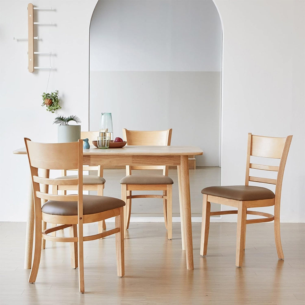 Masa lemn masiv 130 cm premium Essence, Homedit - Image 5