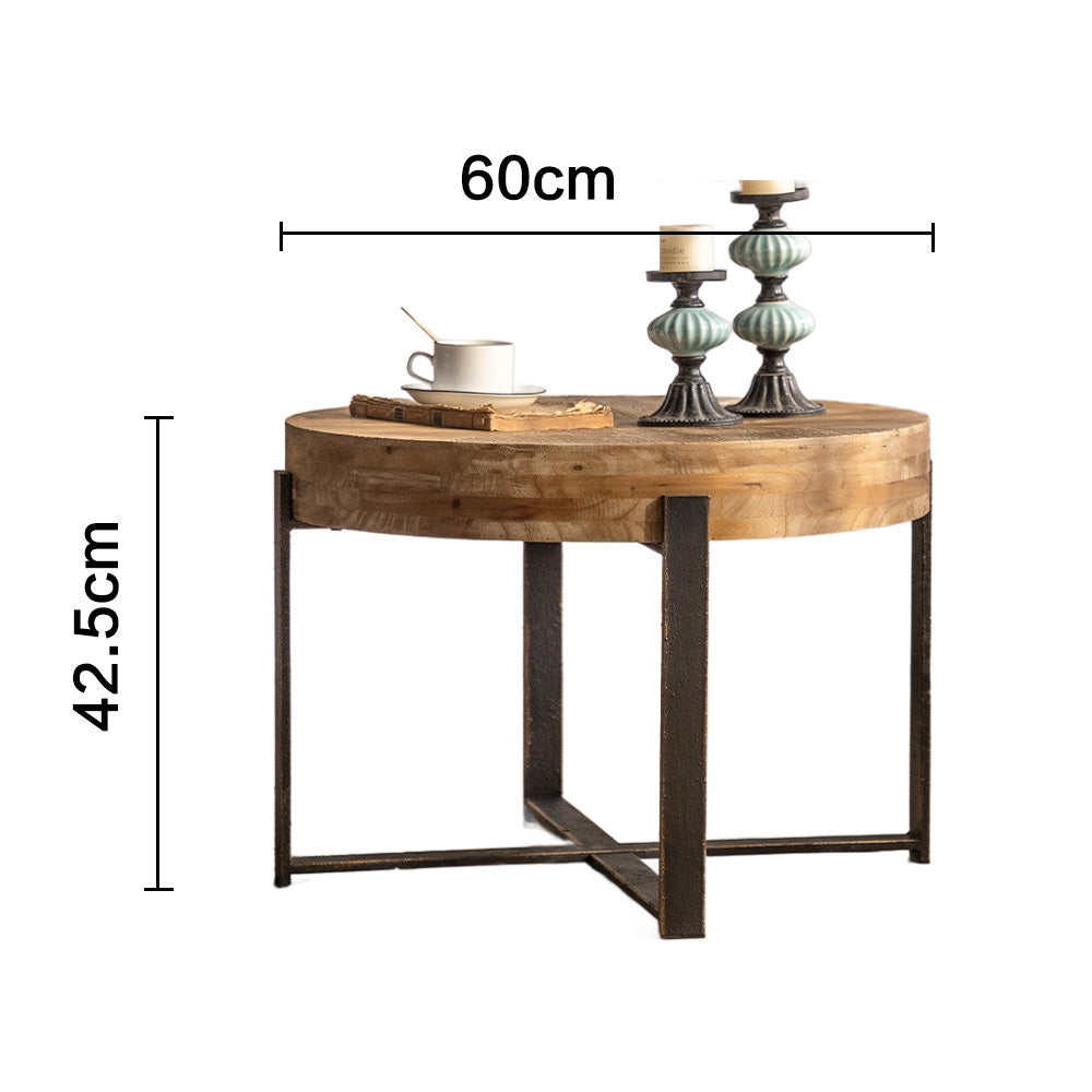 Masa cafea premium, 60 x 42.5 cm lemn masiv Colir, Homedit - Image 5