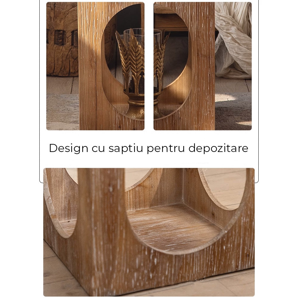 Masuta cafea living premium, 40 x 40 x 48.5 cm Aperture, Homedit - Image 5