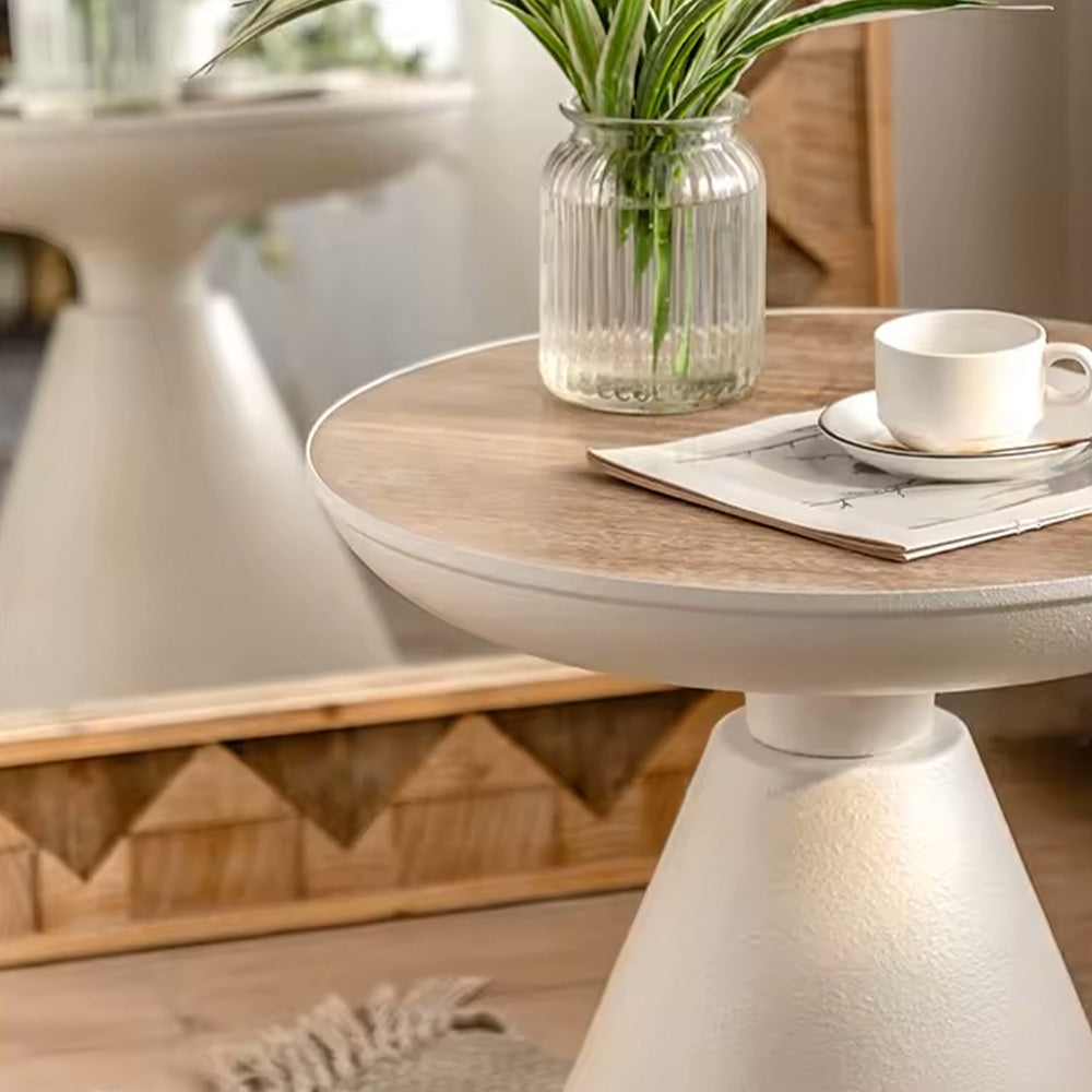 Masuta living lemn masiv premium Conic, Homedit - Image 7
