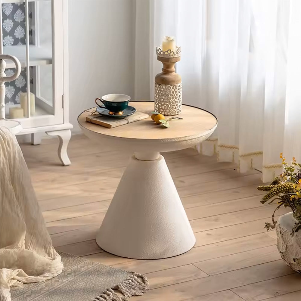 Masuta living lemn masiv premium Conic, Homedit - Image 4