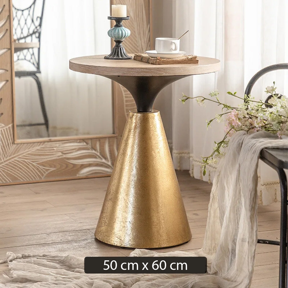 Masuta living lemn masiv premium Metalo, Homedit - Image 11