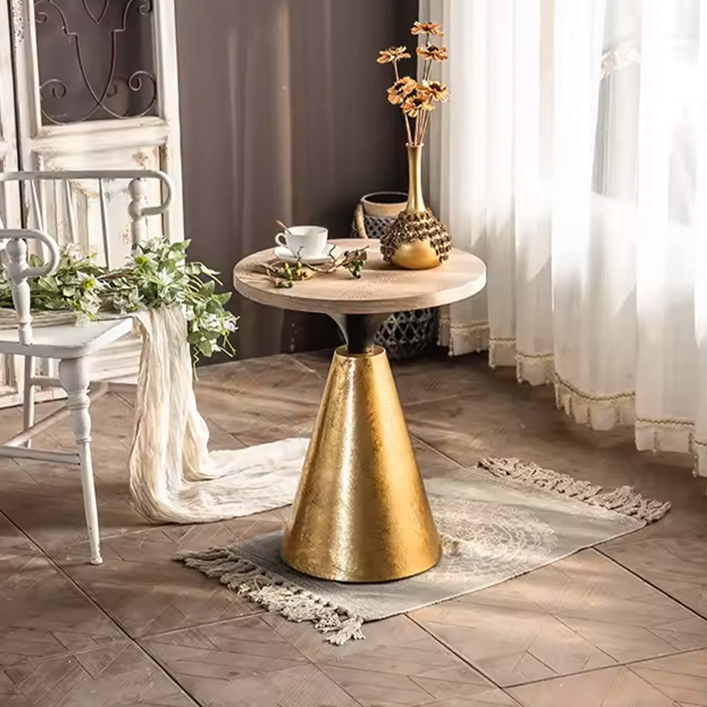 Masuta living lemn masiv premium Metalo, Homedit - Image 5