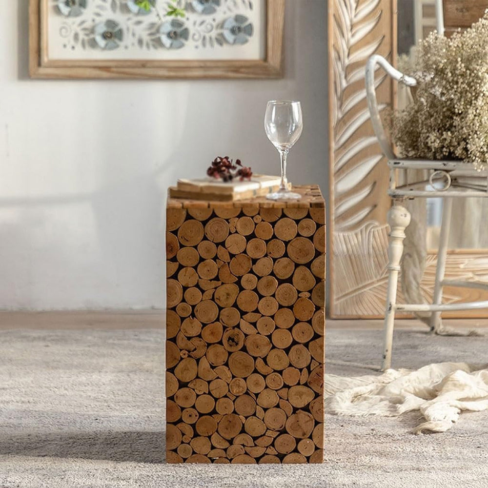Masuta cafea premium, lemn masiv Trunk, Homedit - Image 7