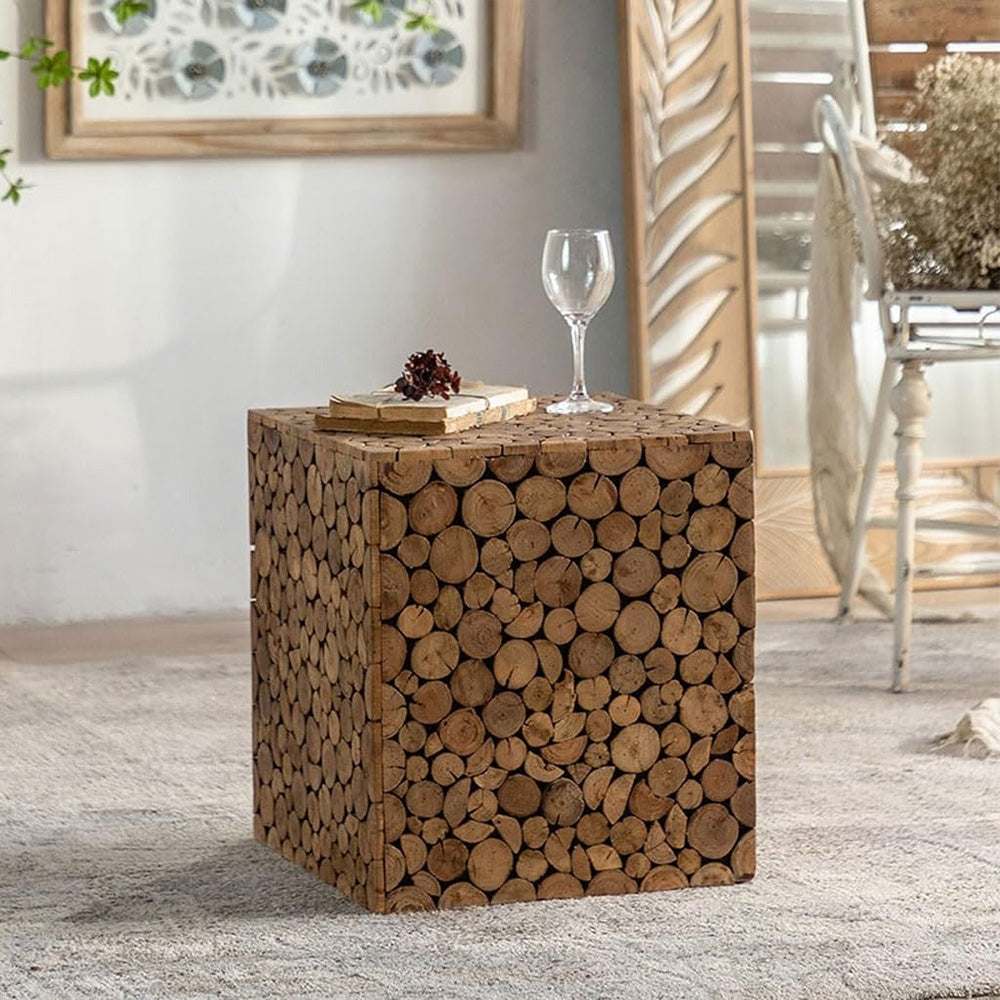Masuta cafea premium, lemn masiv Trunk, Homedit - Image 10