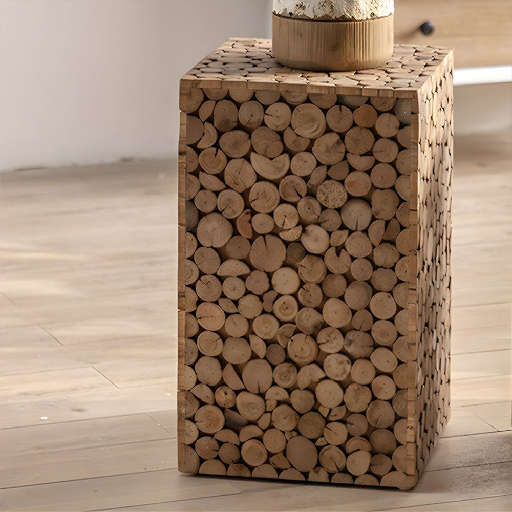 Masuta cafea premium, lemn masiv Trunk, Homedit - Image 8