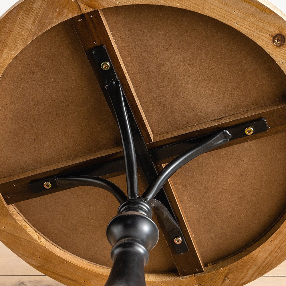 Masuta alb si negru lemn masiv Maxa, Homedit - Image 11