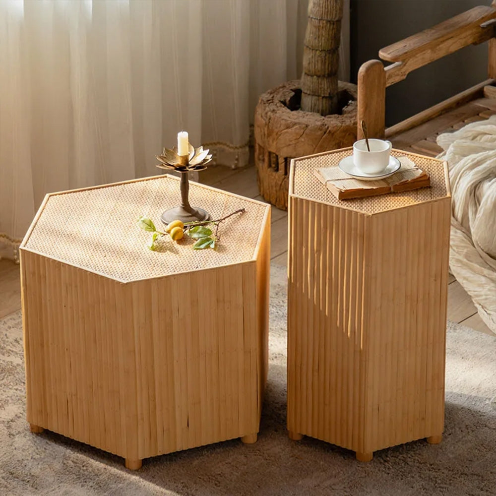 Masuta living premium din lemn masiv Ribbed, Homedit - Image 8
