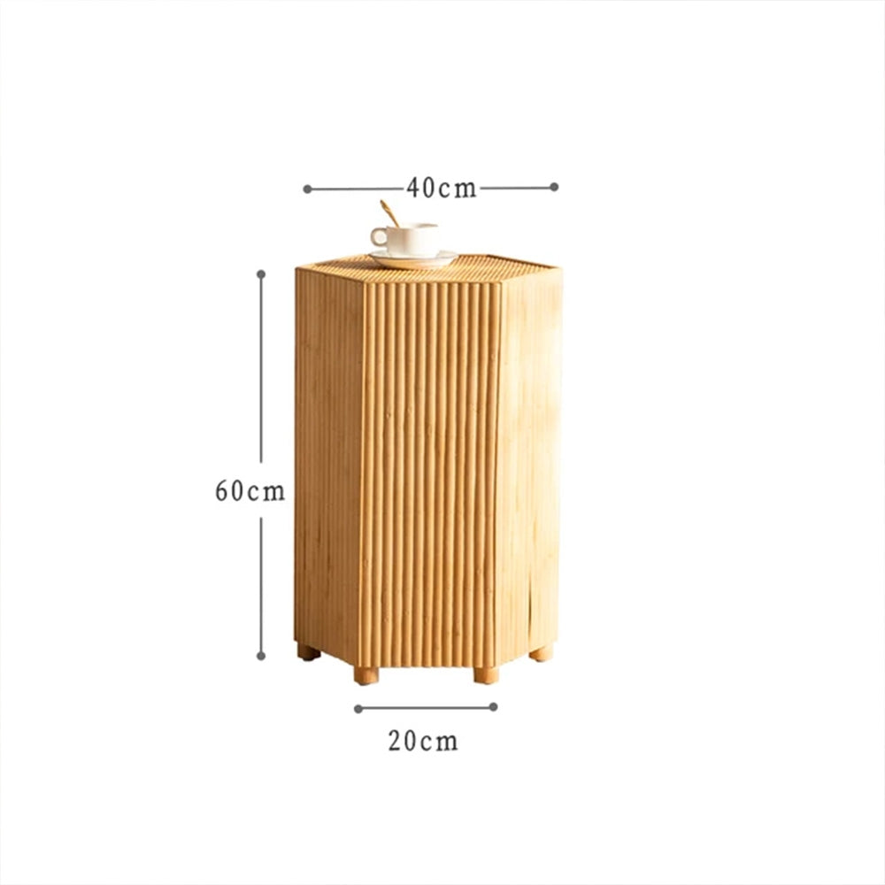 Masuta living premium din lemn masiv Ribbed, Homedit - Image 9