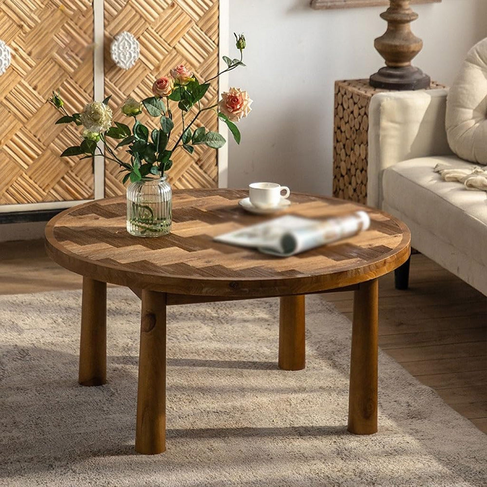 Masuta cafea premium, 90 x 90 x 46.5 cm Woode, Homedit - Image 6