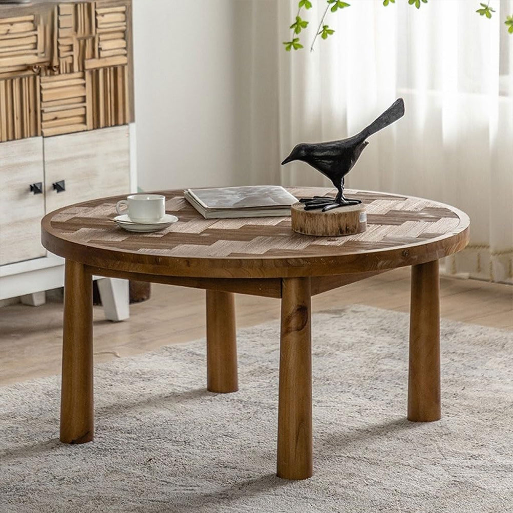 Masuta cafea premium, 90 x 90 x 46.5 cm Woode, Homedit - Image 9
