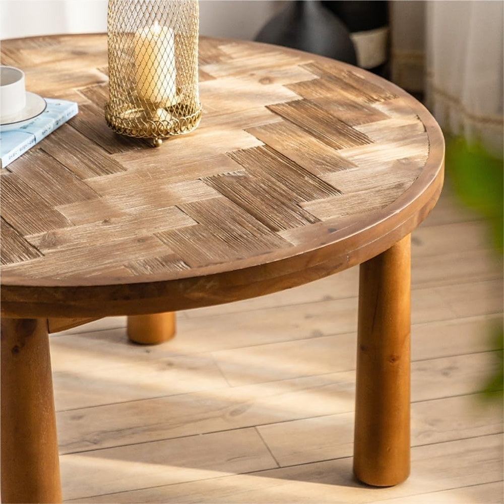 Masuta cafea premium, 90 x 90 x 46.5 cm Woode, Homedit - Image 12