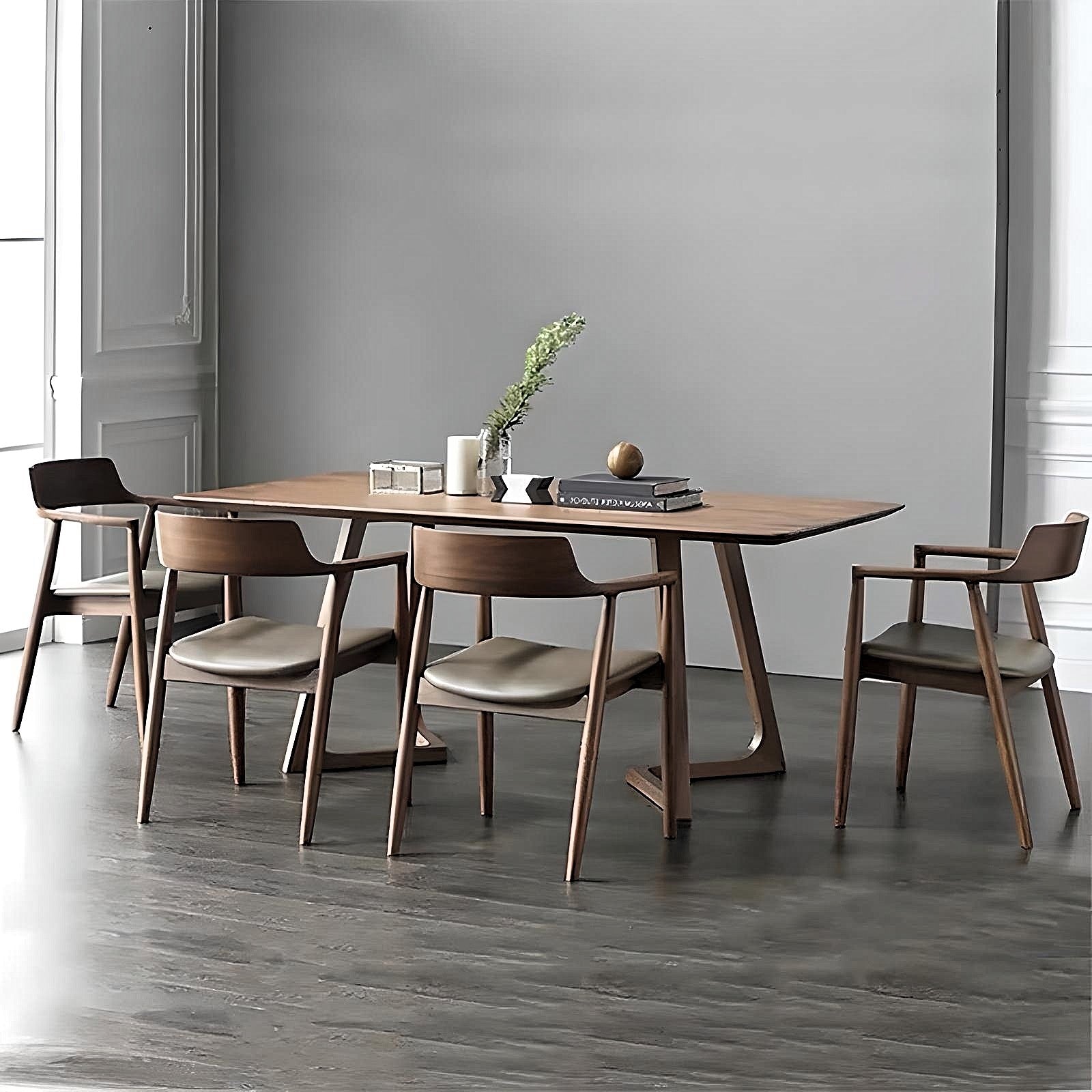 Masa lemn masiv Twist, masa dining, Homedit - Image 6