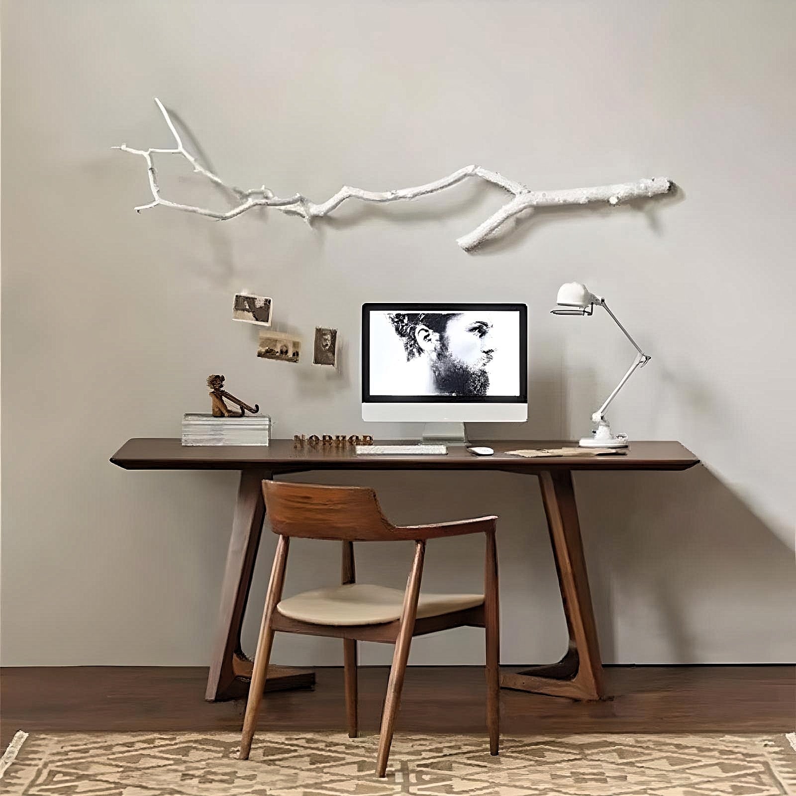 Masa lemn masiv Twist, masa dining, Homedit - Image 9