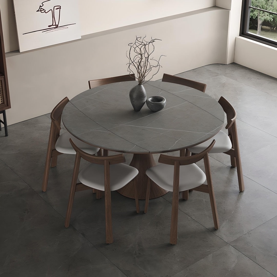 Masa extensibila cm lemn masiv Mystic, masa dining Homedit - Image 4