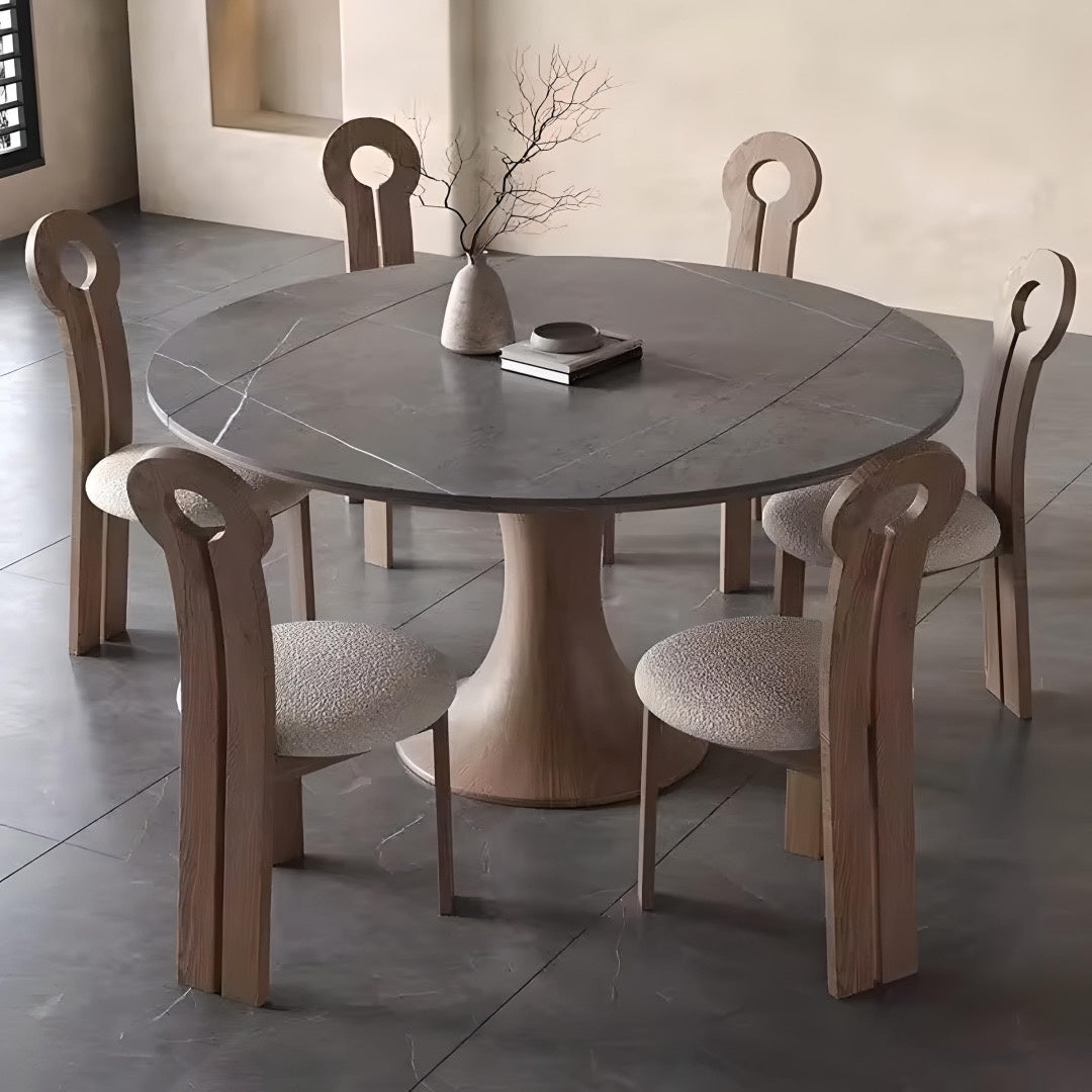 Masa extensibila cm lemn masiv Mystic, masa dining Homedit - Image 6