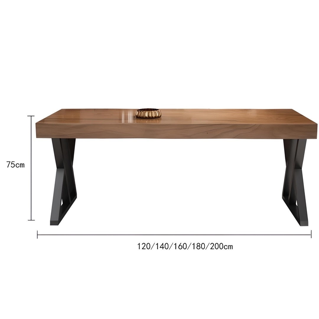 Masa dining din lemn masiv Genesis, masa bucatarie Homedit - Image 2