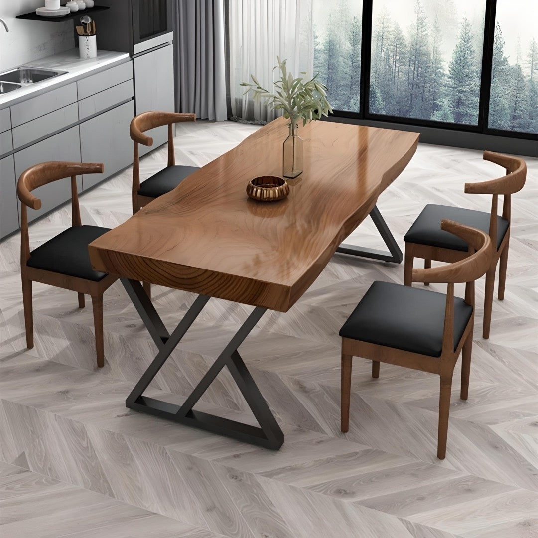 Masa dining din lemn masiv Genesis, masa bucatarie Homedit - Image 4