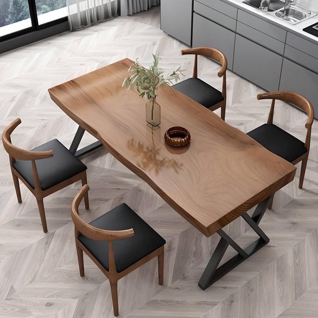 Masa dining din lemn masiv Genesis, masa bucatarie Homedit - Image 5