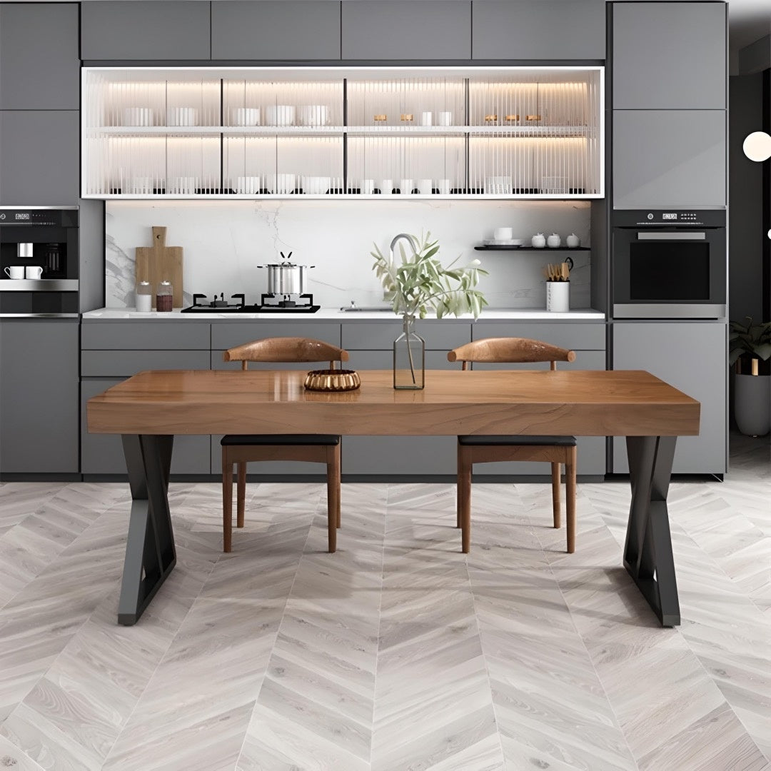 Masa dining din lemn masiv Genesis, masa bucatarie Homedit - Image 6