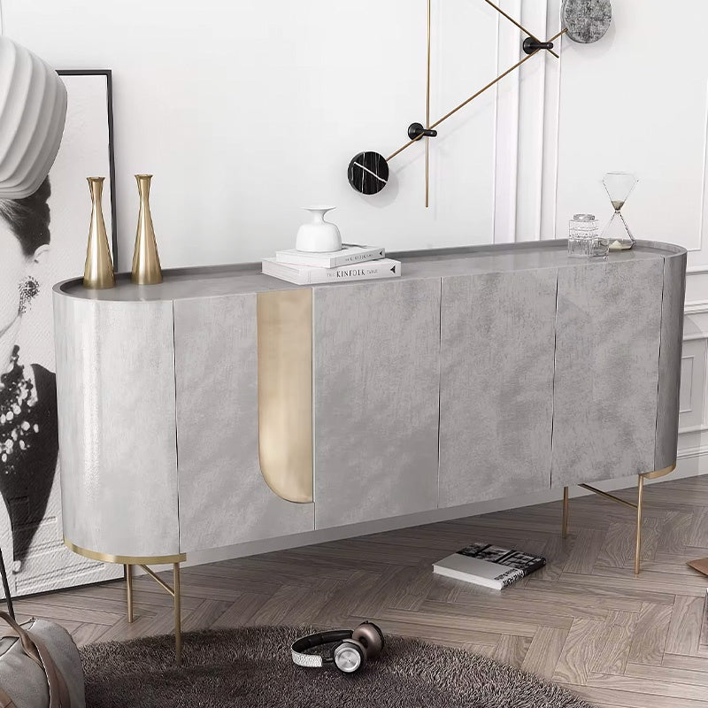 Comoda lemn 150 x 40 x 90 Eton Grey, Homedit - Image 2