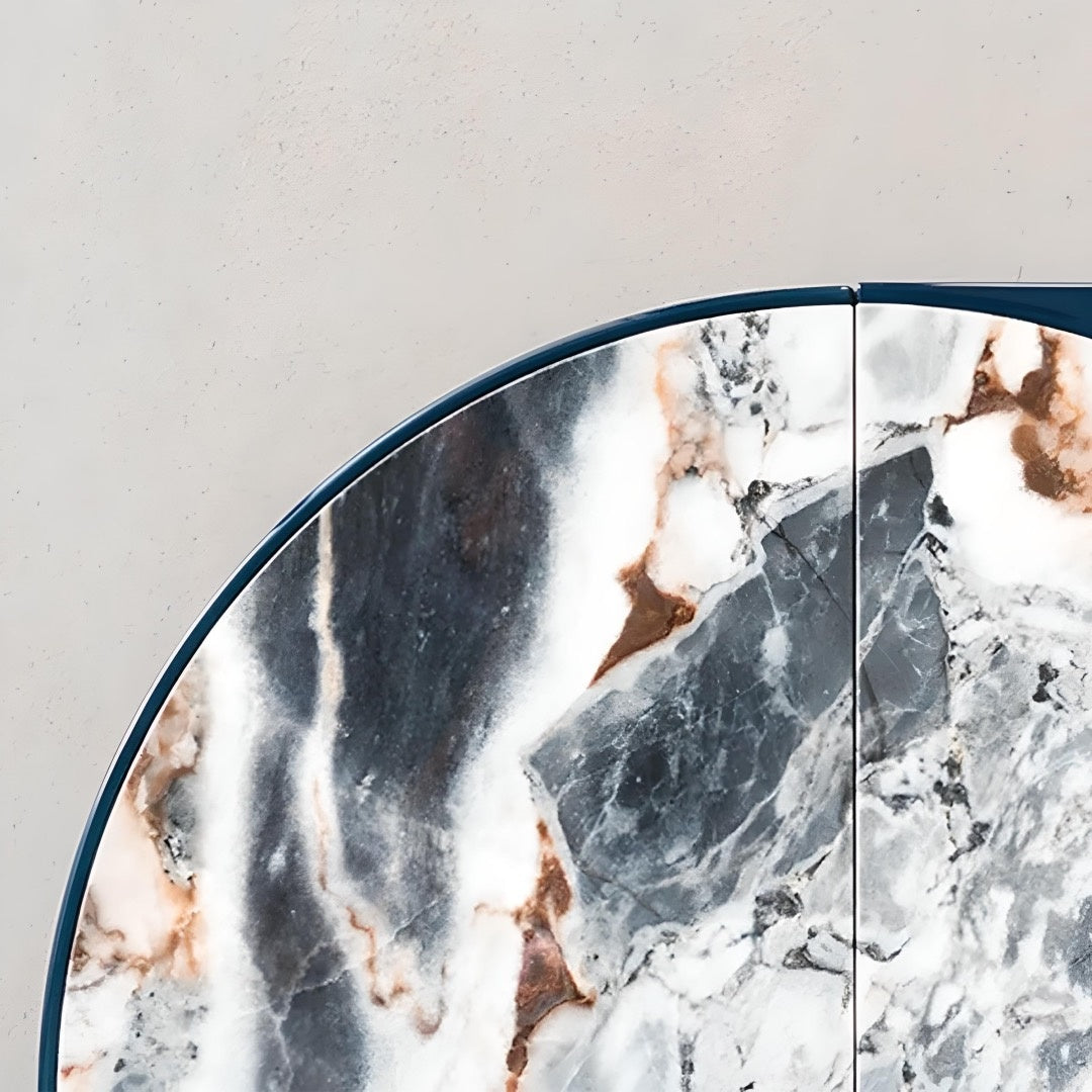 Consola mobilier 150 cm x 85 cm Selene Blue, comoda Homedit - Image 7